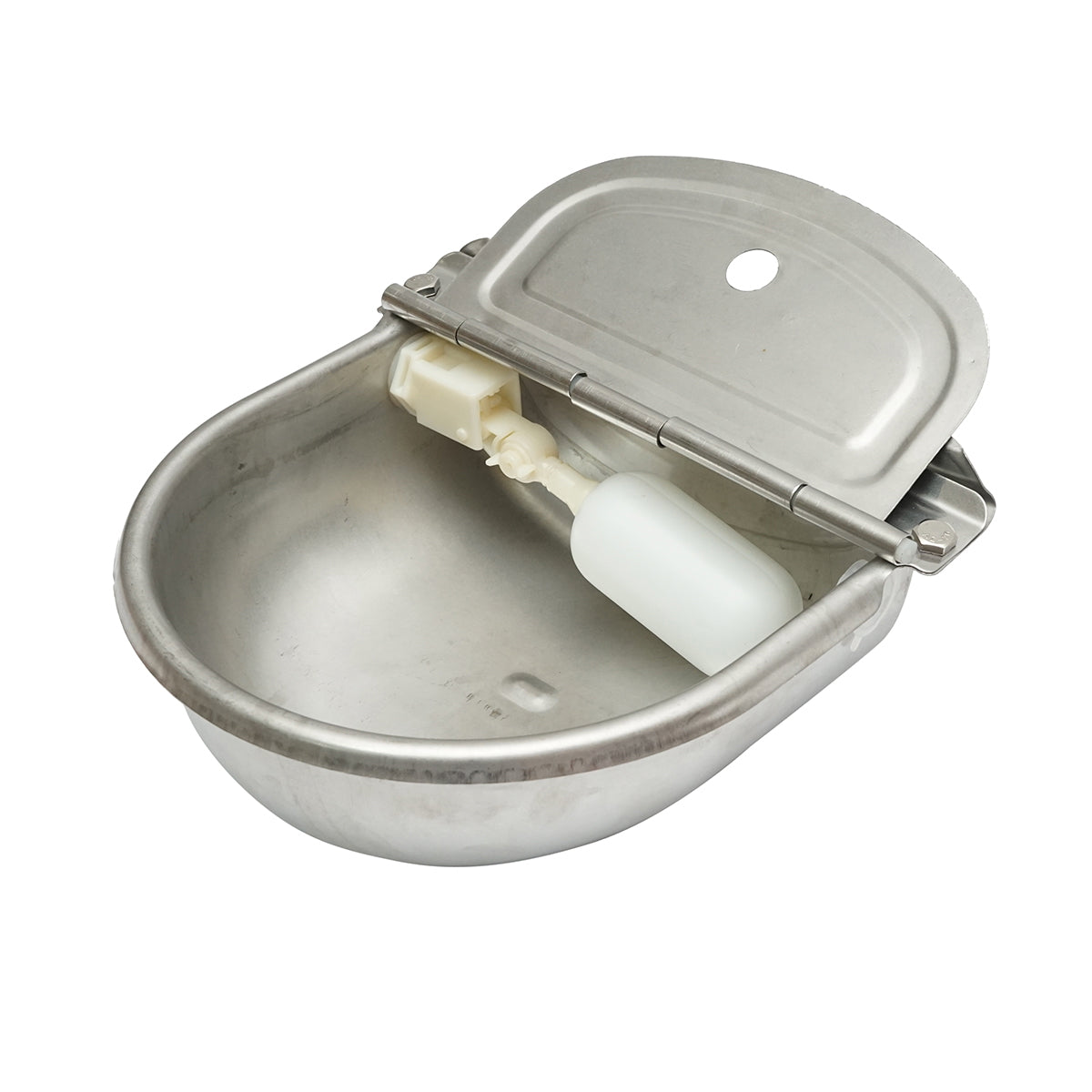 Stainless steel waterer 2L with float 270x250x230mm Breckner Germany